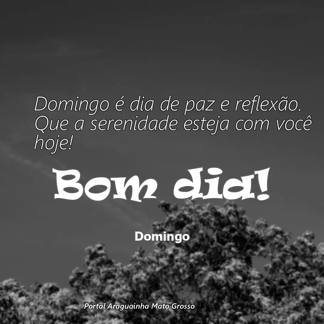 mensagem bom dia - domingo - paz reflexão serenidade domingo - domingo é dia de paz e reflexão que a serenidade esteja com você hoje domingo é dia de 