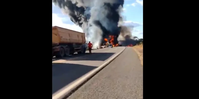 video de acidente na br 163 em várzea grande