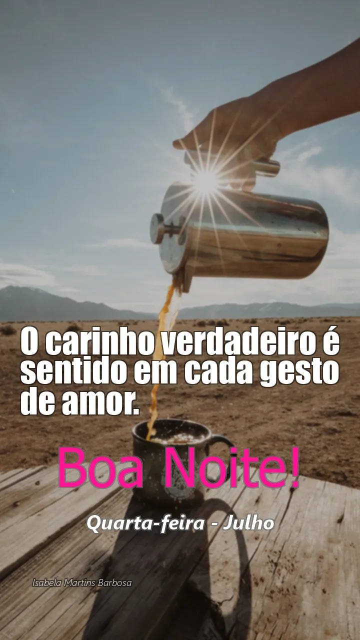 O carinho verdadeiro é sentido em cada gesto de amor.