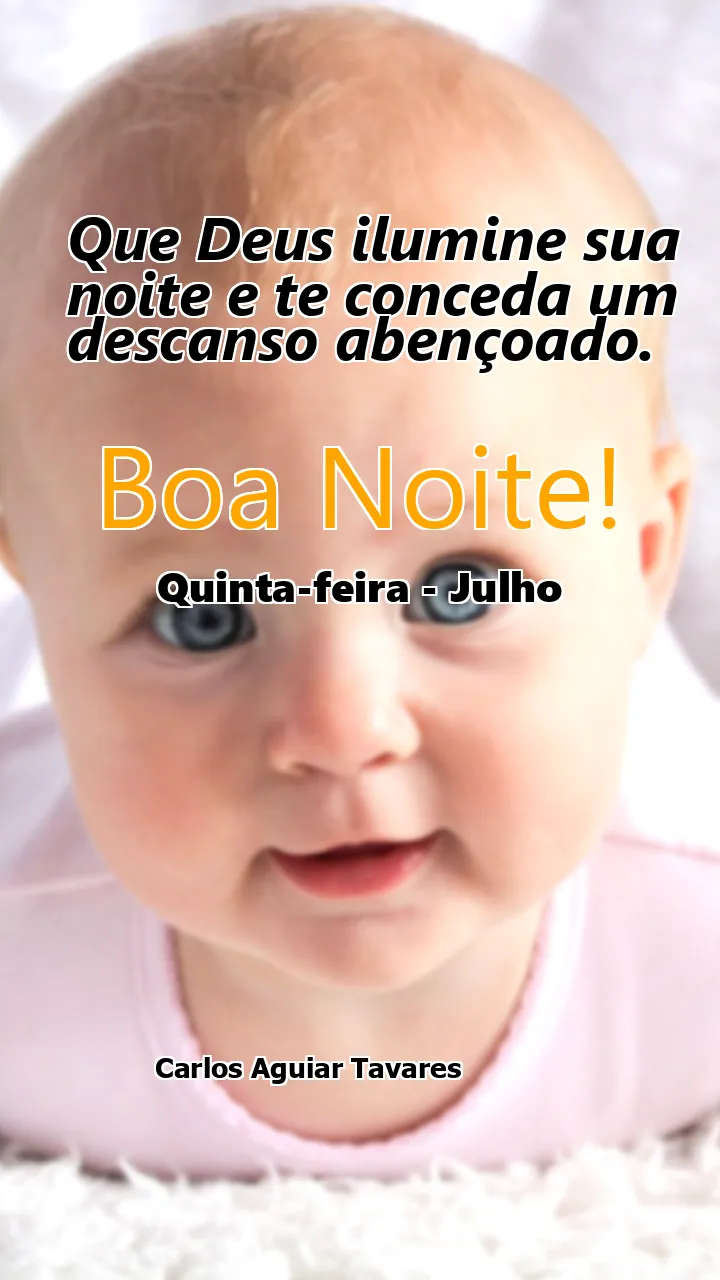 Que Deus ilumine sua noite e te conceda um descanso abençoado.