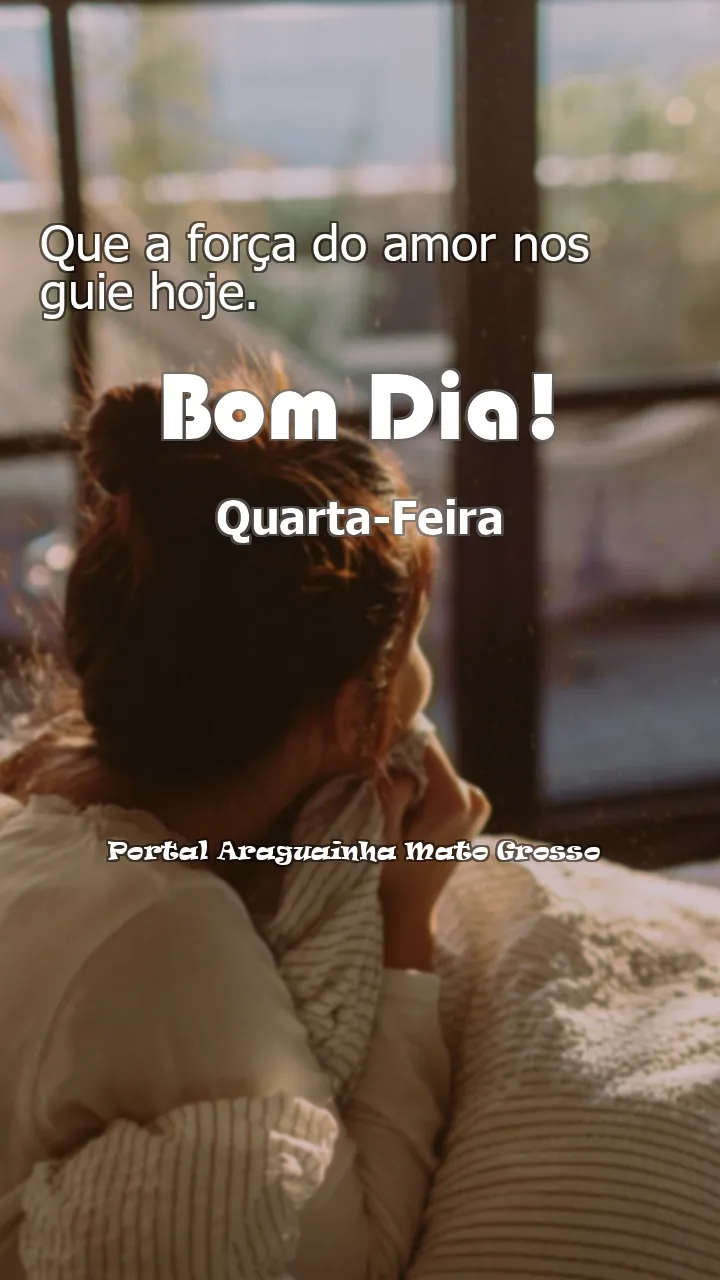 Que a força do amor nos guie hoje.