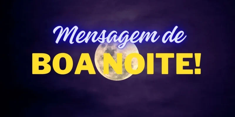 mensagem de boa noite