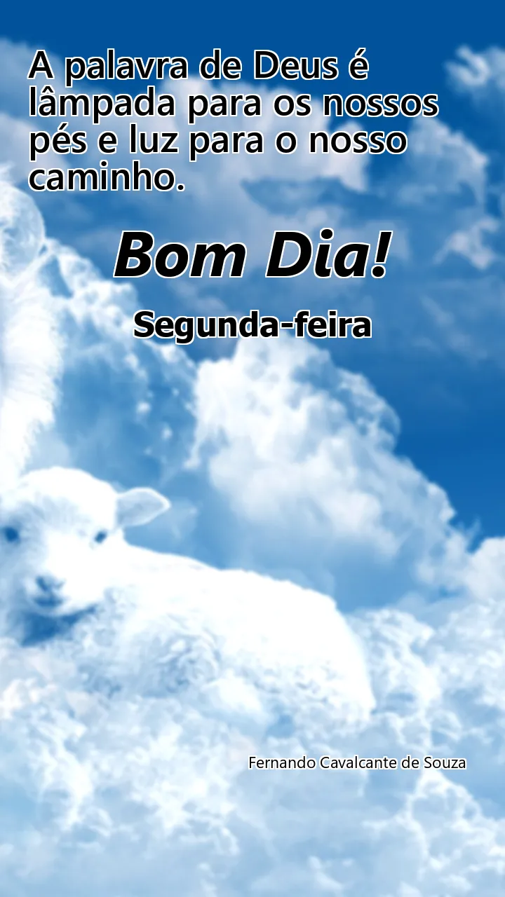 A palavra de Deus é lâmpada para os nossos pés e luz para o nosso caminho.