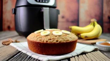 Bolo de banana com aveia na airfryer 3