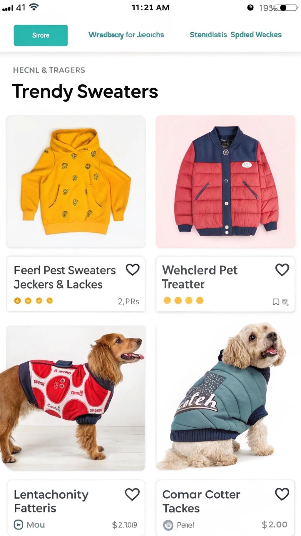Mercado Livre oferece opções de roupas para pets com entrega rápida.