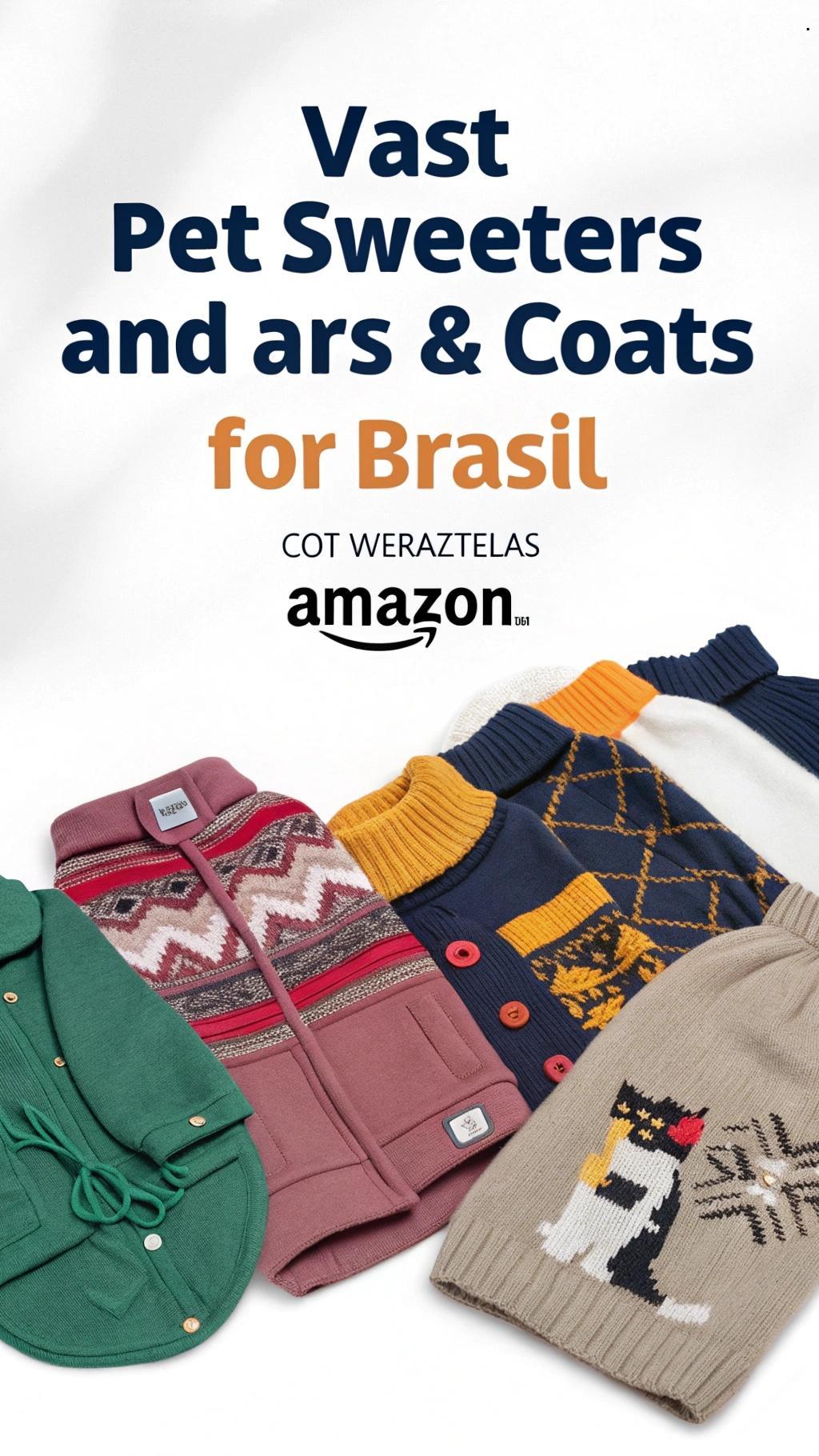 Amazon Brasil oferece uma grande variedade de agasalhos para pets.