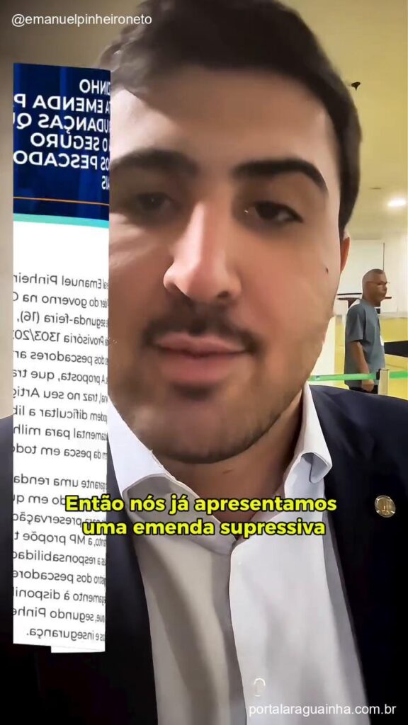 Emenda supressiva emanuel pinheiro neto