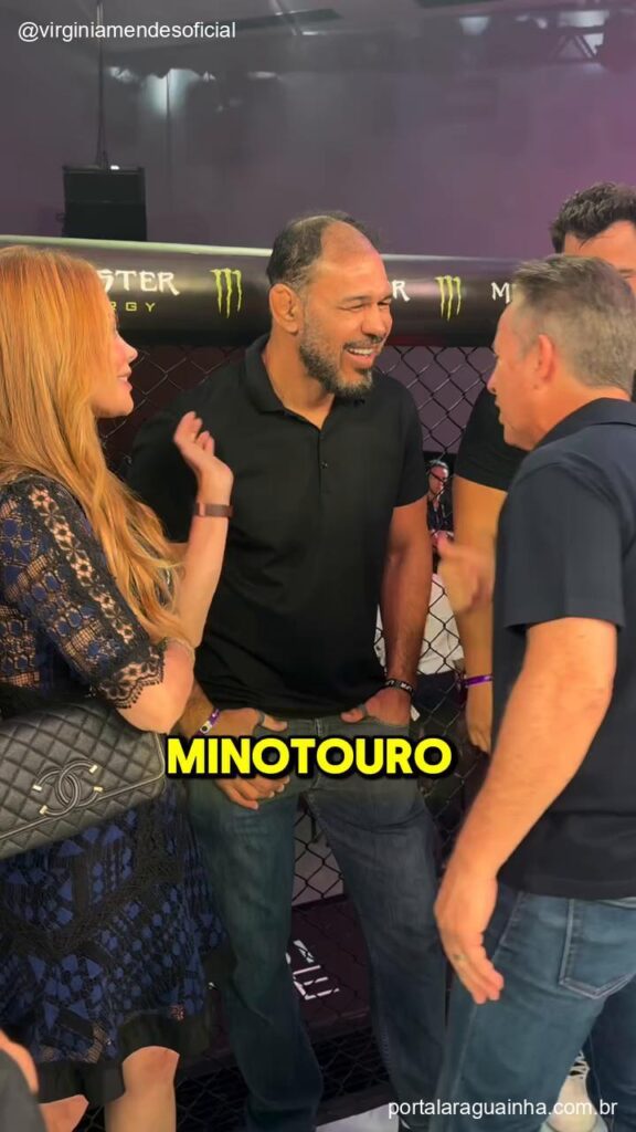 Minotouro ex lutador mma rindo