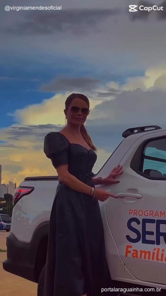 Virginia mendes carro programa familia