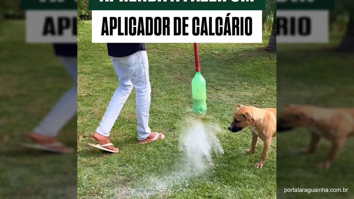 Inovação na Jardinagem: Jardineiro Cria Aplicador de Calcário Caseiro e Facilita a Vida de Milhares!