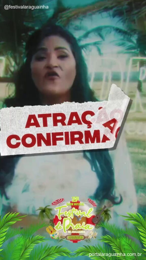 Atracao confirmada odete rodrigues festival praia