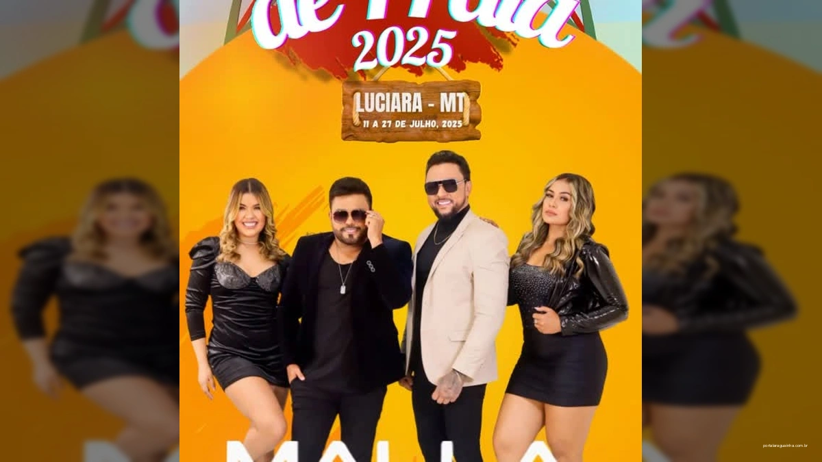 Explosão de Forró e Verão: Malla 100 Alça Confirma Presença na 31ª Temporada de Praia de Luciara! Explosão de Forró e Verão: Malla 100 Alça Confirma Presença na 31ª Temporada de Praia de Luciara!