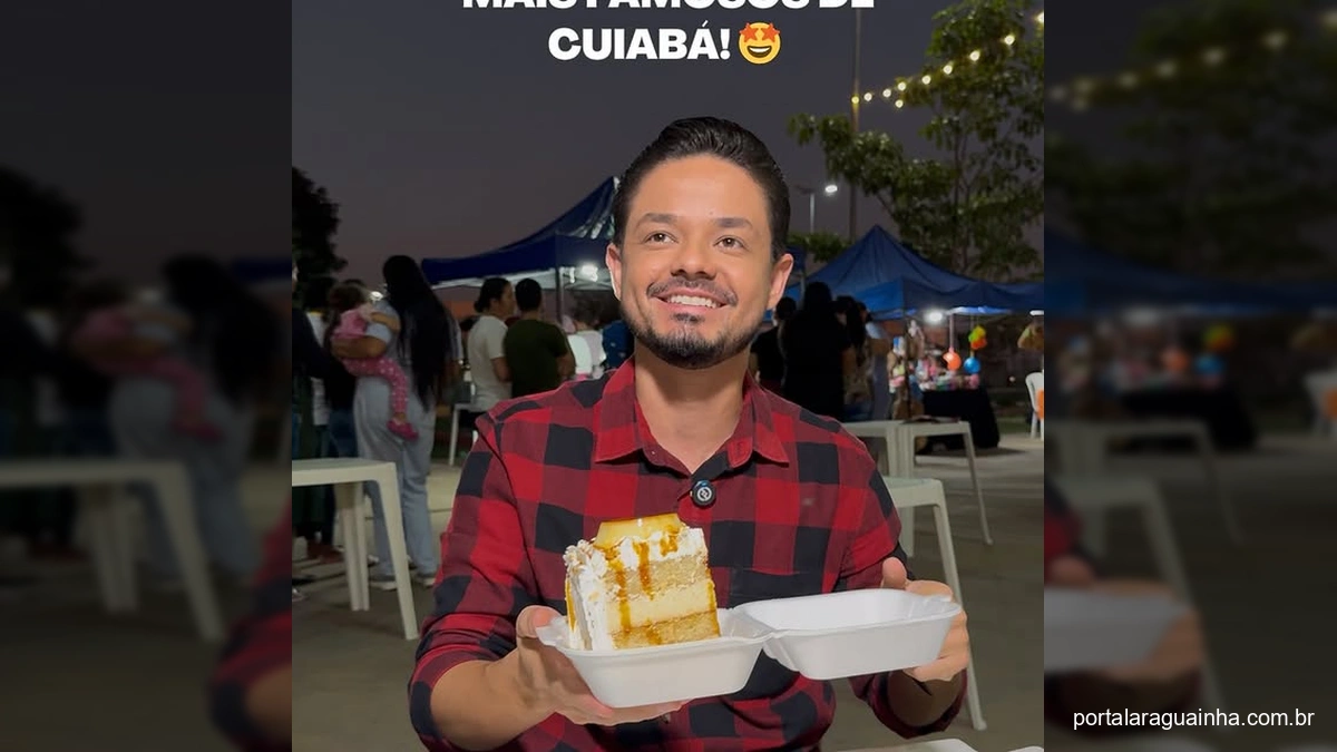 Fila Gigantesca na Feira: Conheça o Bolo Pudim que Viralizou em Cuiabá!