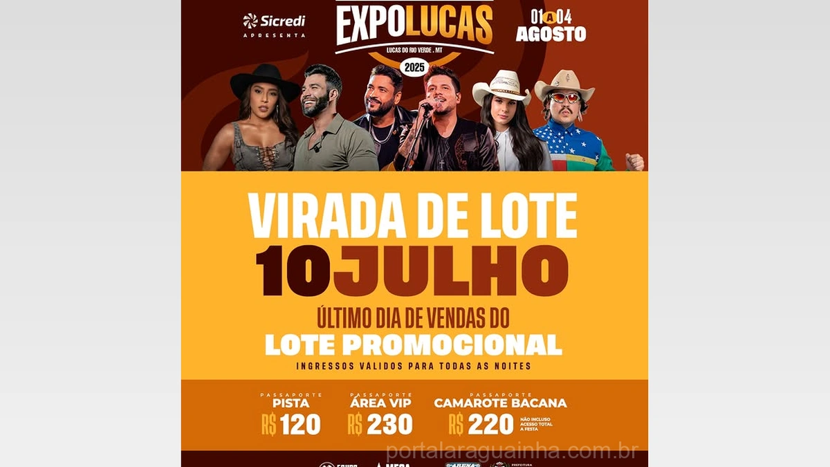 Expo Lucas 2025: Últimos Dias Para Garantir Seu Passaporte Promocional Antes da Virada de Lote!