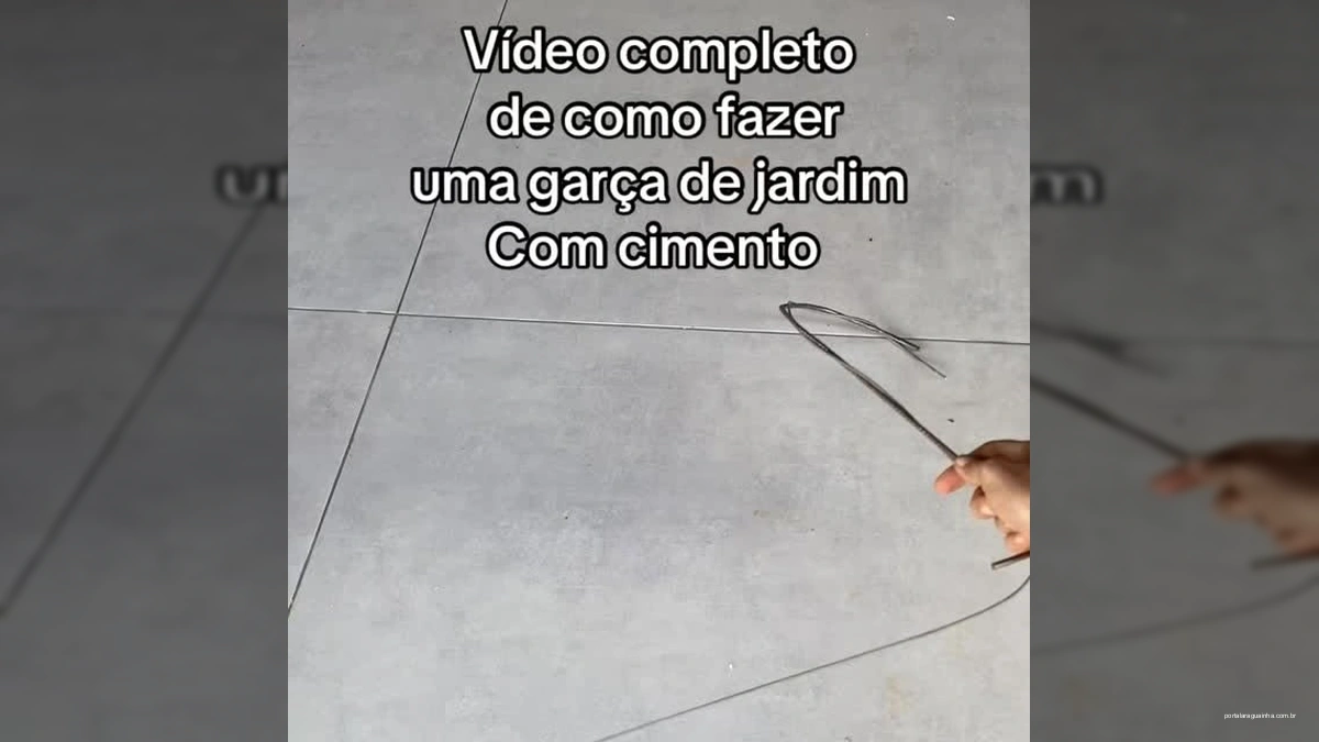 Transforme seu Jardim: Aprenda a Criar Garças de Cimento Incríveis em Casa!