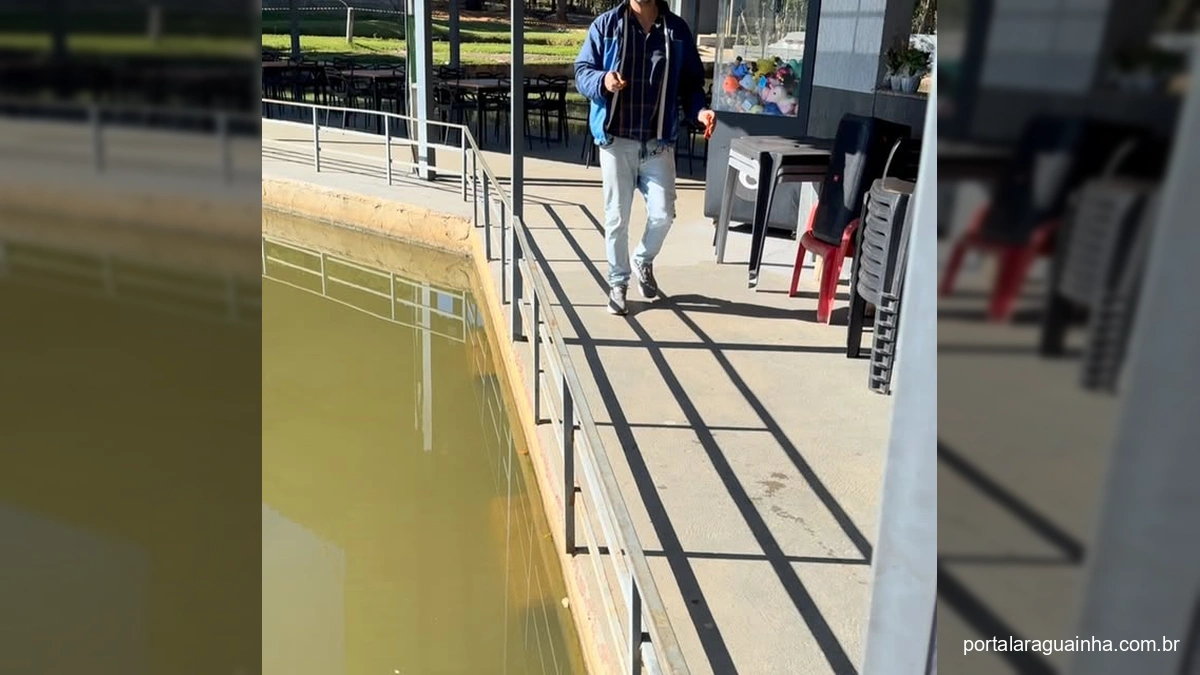 Gigante do Aquário: Pirarucu de Estimação Surpreende Internautas em Jaraguá!