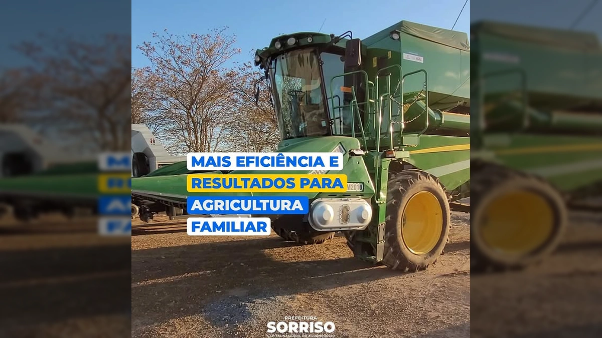 Sorriso Impulsiona Agricultura Familiar com Maquinários de Última Geração no Assentamento Jonas Pinheiro!