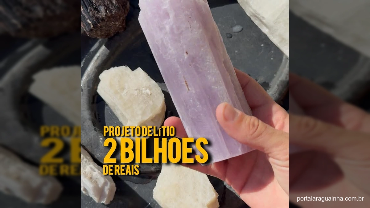 Mineradora de lítio em Salinas, Minas Gerais