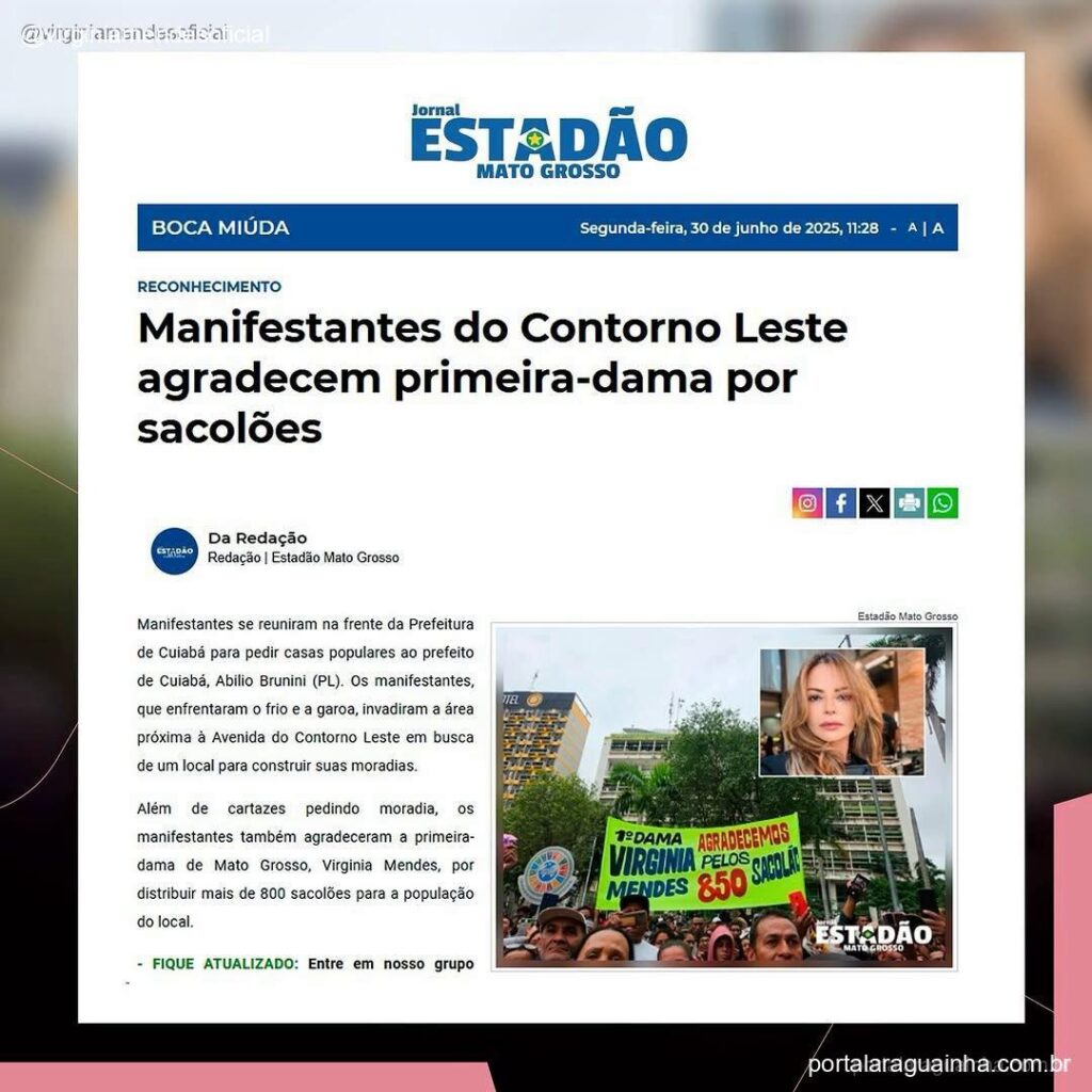 Noticia jornal estadao mato grosso virginia mendes