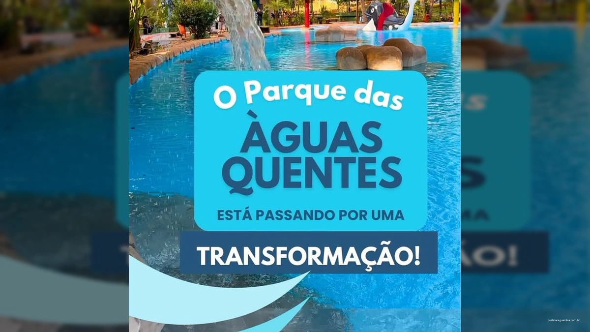 Parque das Águas Quentes Barra do Garças reformado e modernizado