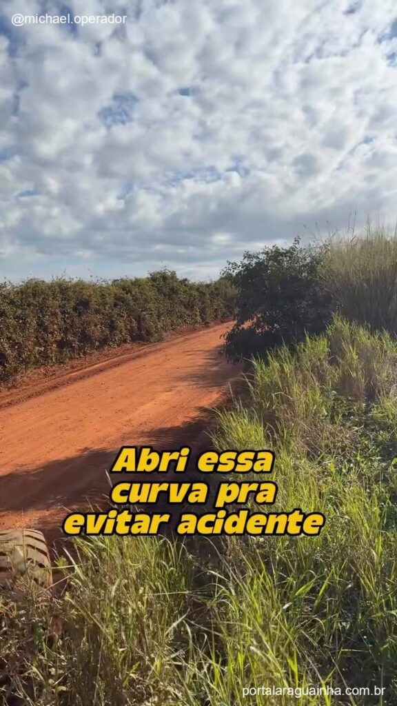 Patrola xcmg inicia trabalho alargamento curva