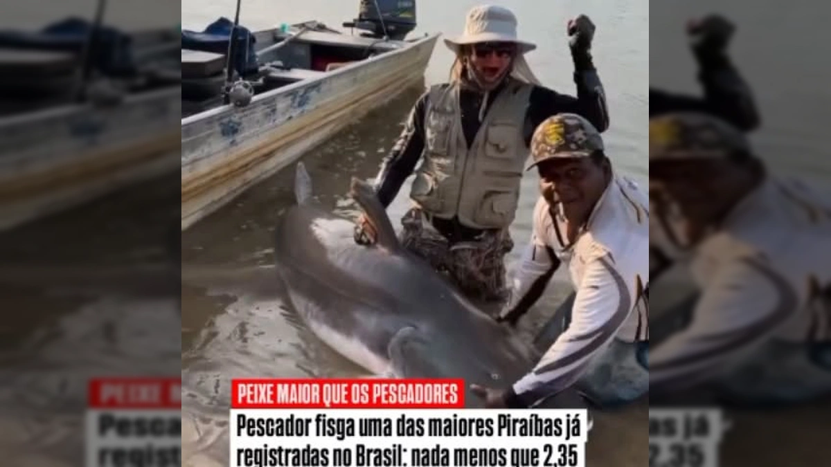 O que aconteceu com este pescador e um peixe gigante no Rio Xingu vai te deixar de queixo caído!