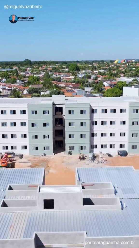 Prefeito miguel vaz caminhando obras