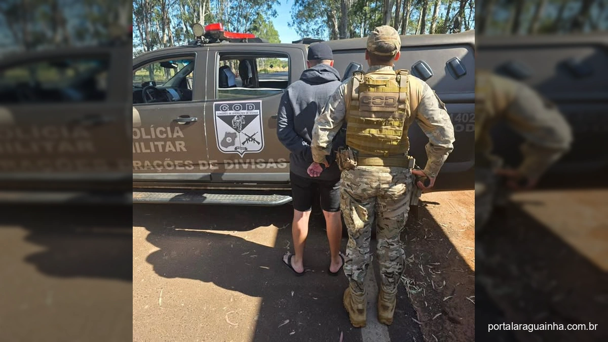 Fugitivo do Mato Grosso do Sul é Capturado pelo COD em Goiás: Grande Ação nas Divisas!