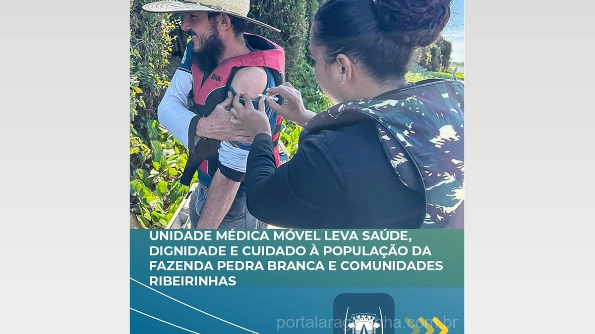 Saúde Chega de Barco: Unidade Médica Móvel Transforma a Vida de Comunidades Ribeirinhas em Cáceres!