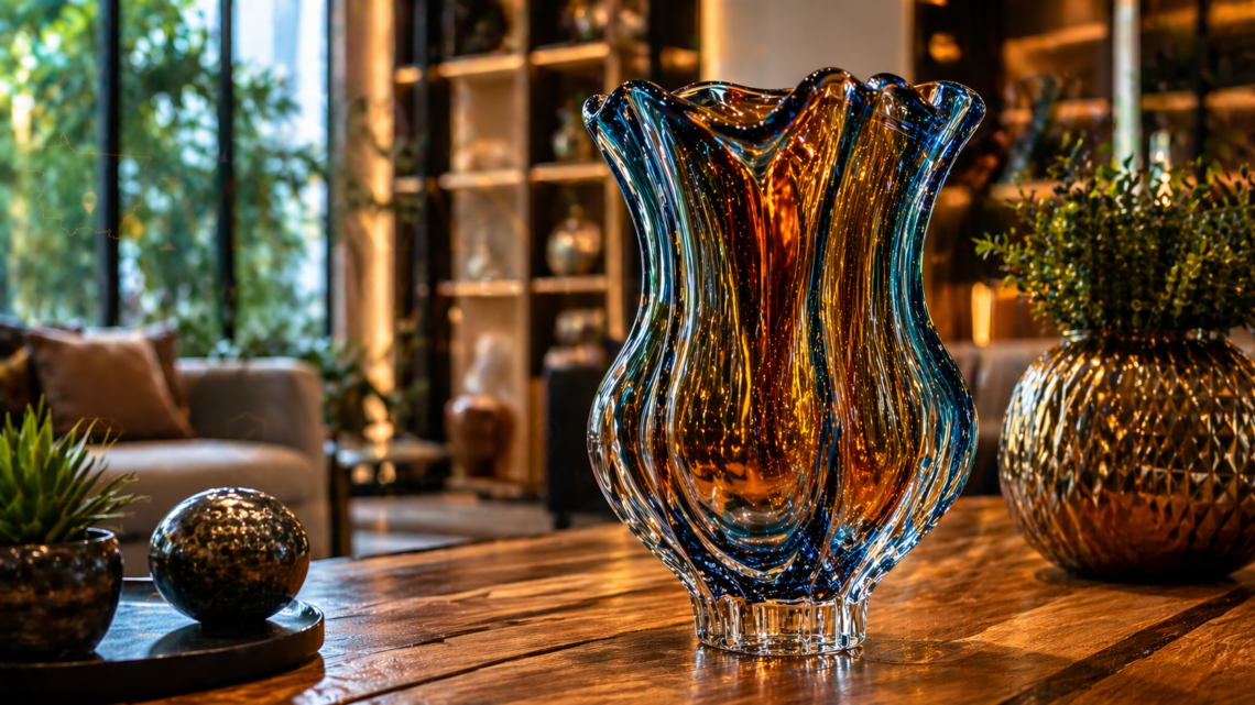 Vaso murano em lucas do rio verde