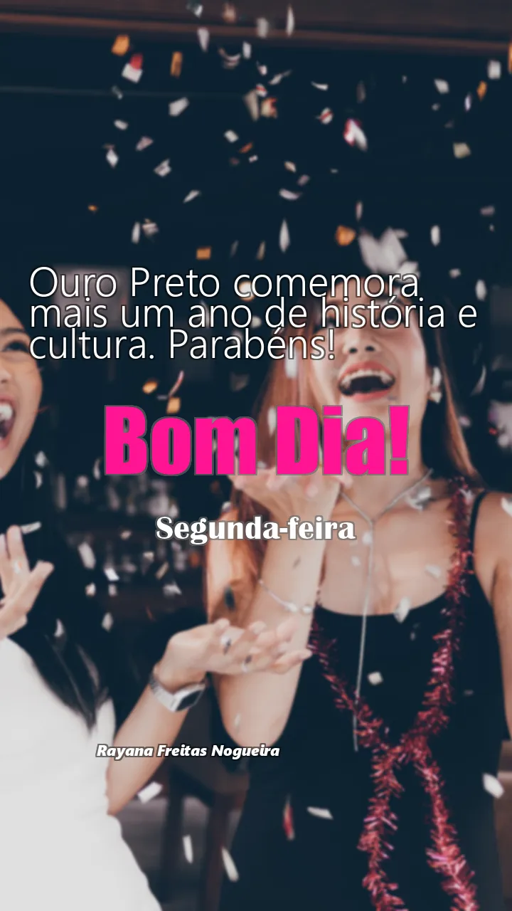 Ouro Preto comemora mais um ano de história e cultura. Parabéns!