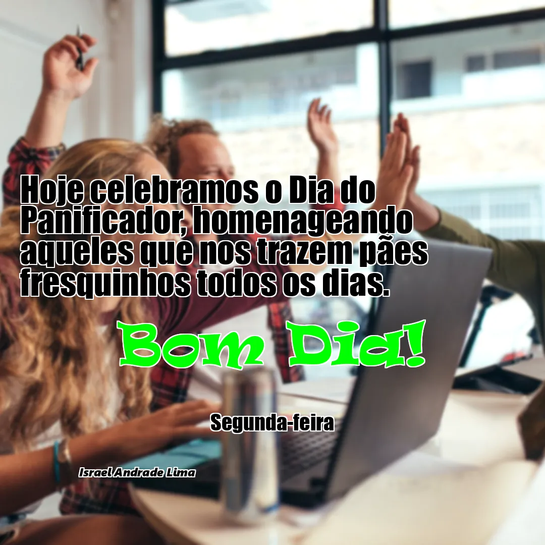 Hoje celebramos o Dia do Panificador, homenageando aqueles que nos trazem pães fresquinhos todos os dias.