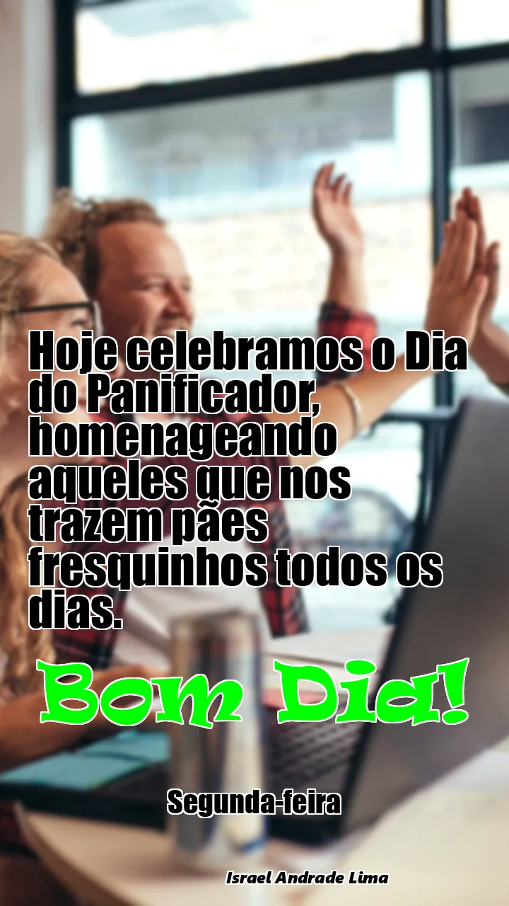 Hoje celebramos o Dia do Panificador, homenageando aqueles que nos trazem pães fresquinhos todos os dias.