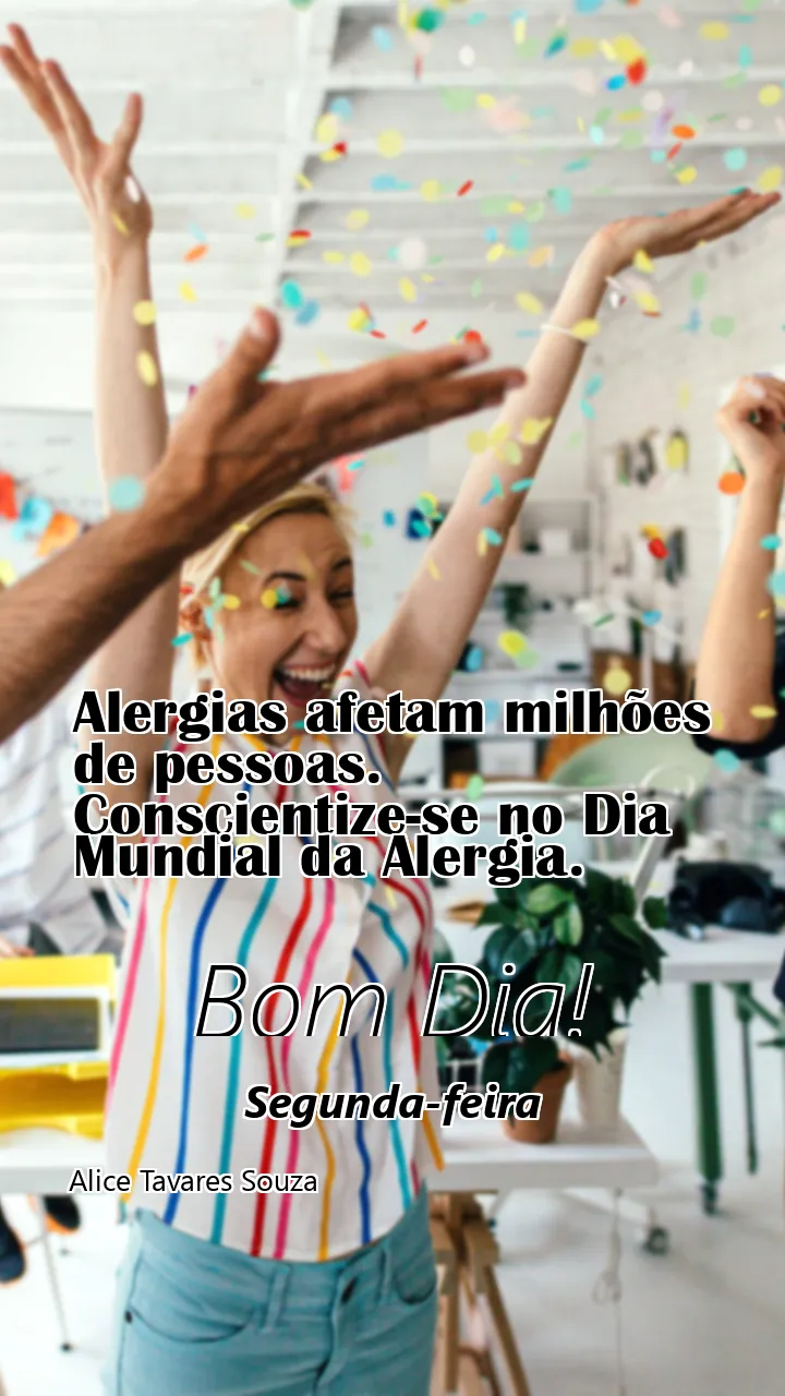 Alergias afetam milhões de pessoas. Conscientize-se no Dia Mundial da Alergia.