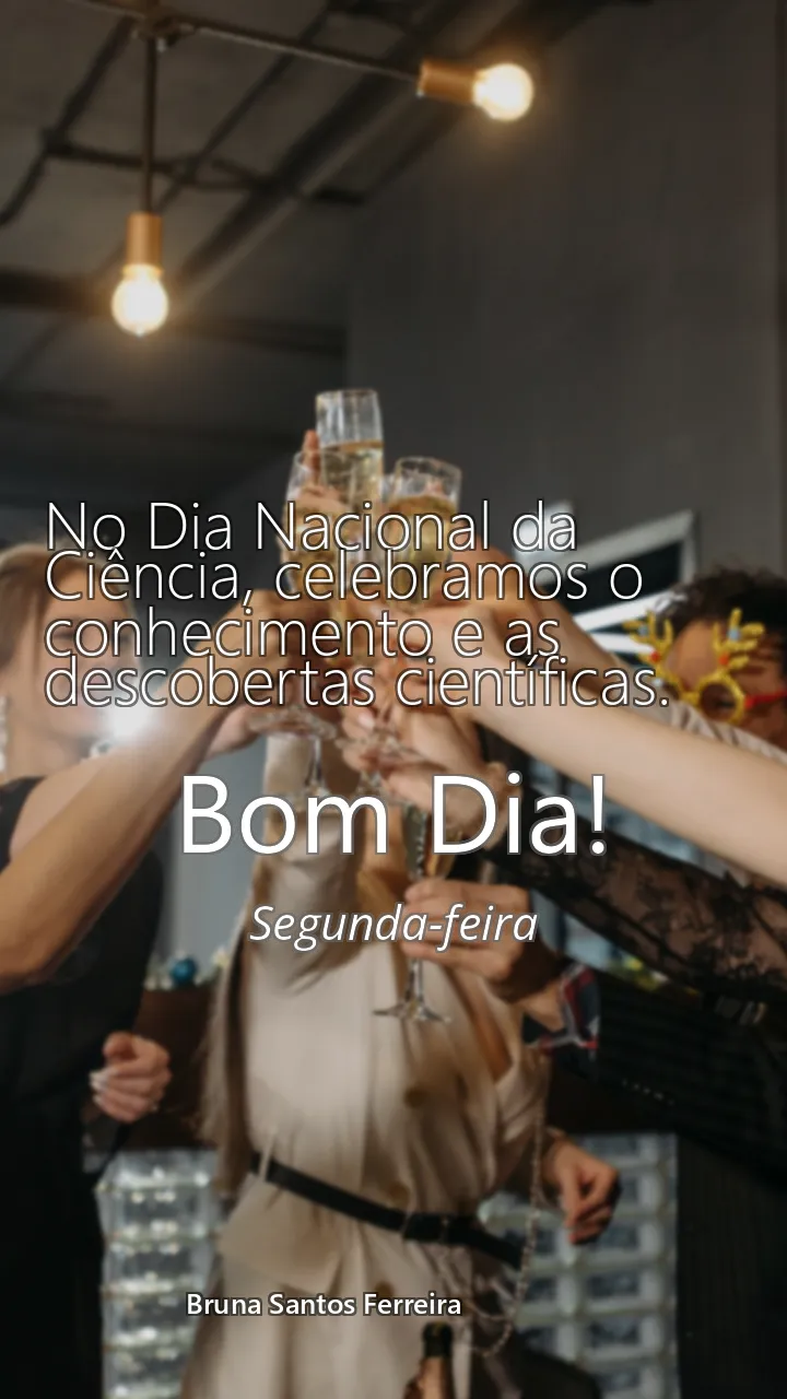 No Dia Nacional da Ciência, celebramos o conhecimento e as descobertas científicas.