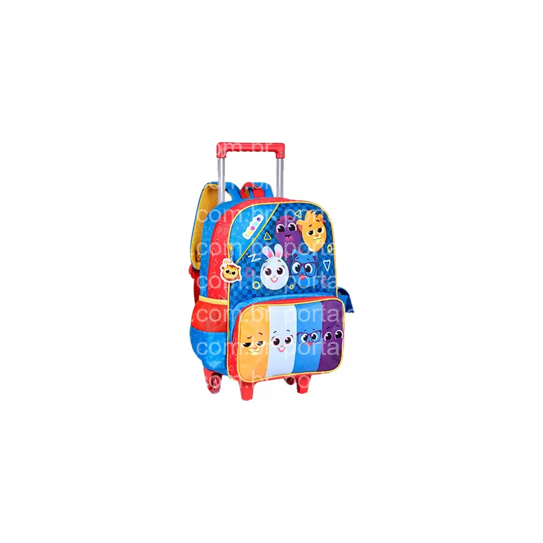 Mochila De Rodinhas Infantil Bolofofos - Clio