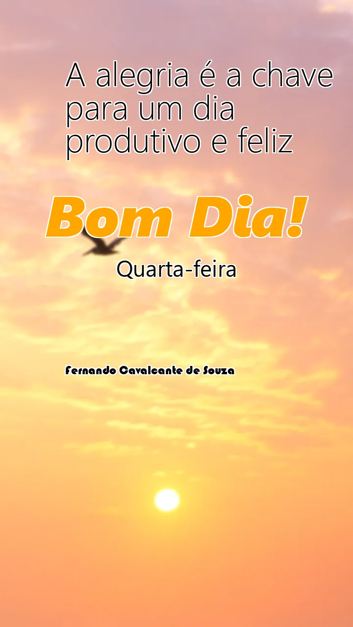 A alegria é a chave para um dia produtivo e feliz