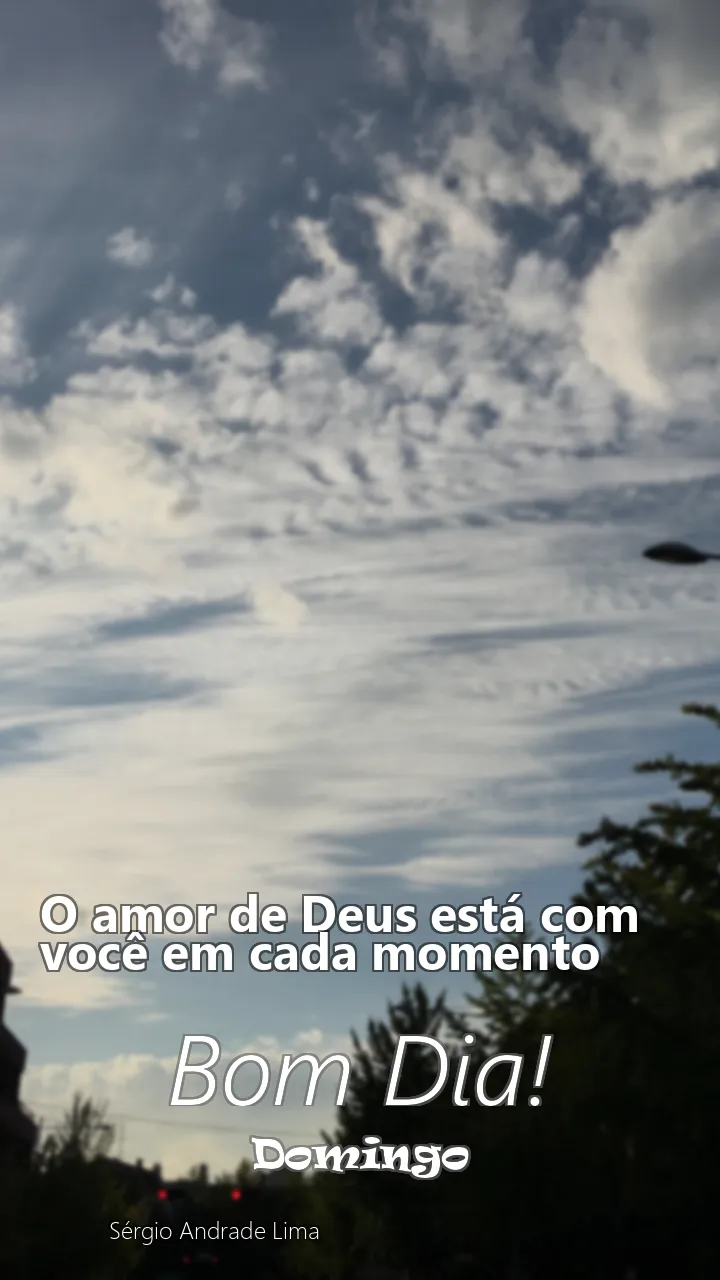 O amor de Deus está com você em cada momento