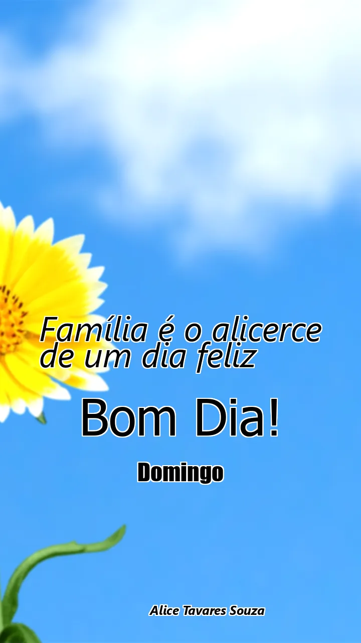 Família é o alicerce de um dia feliz