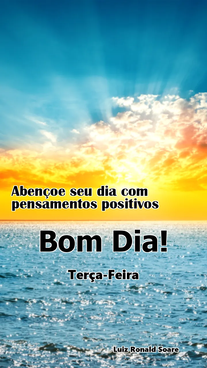 Abençoe seu dia com pensamentos positivos