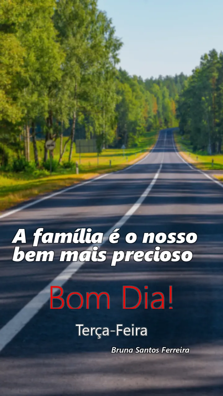 A família é o nosso bem mais precioso