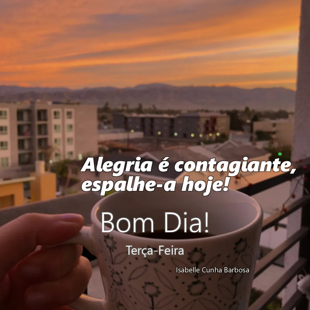 Alegria é contagiante, espalhe-a hoje!