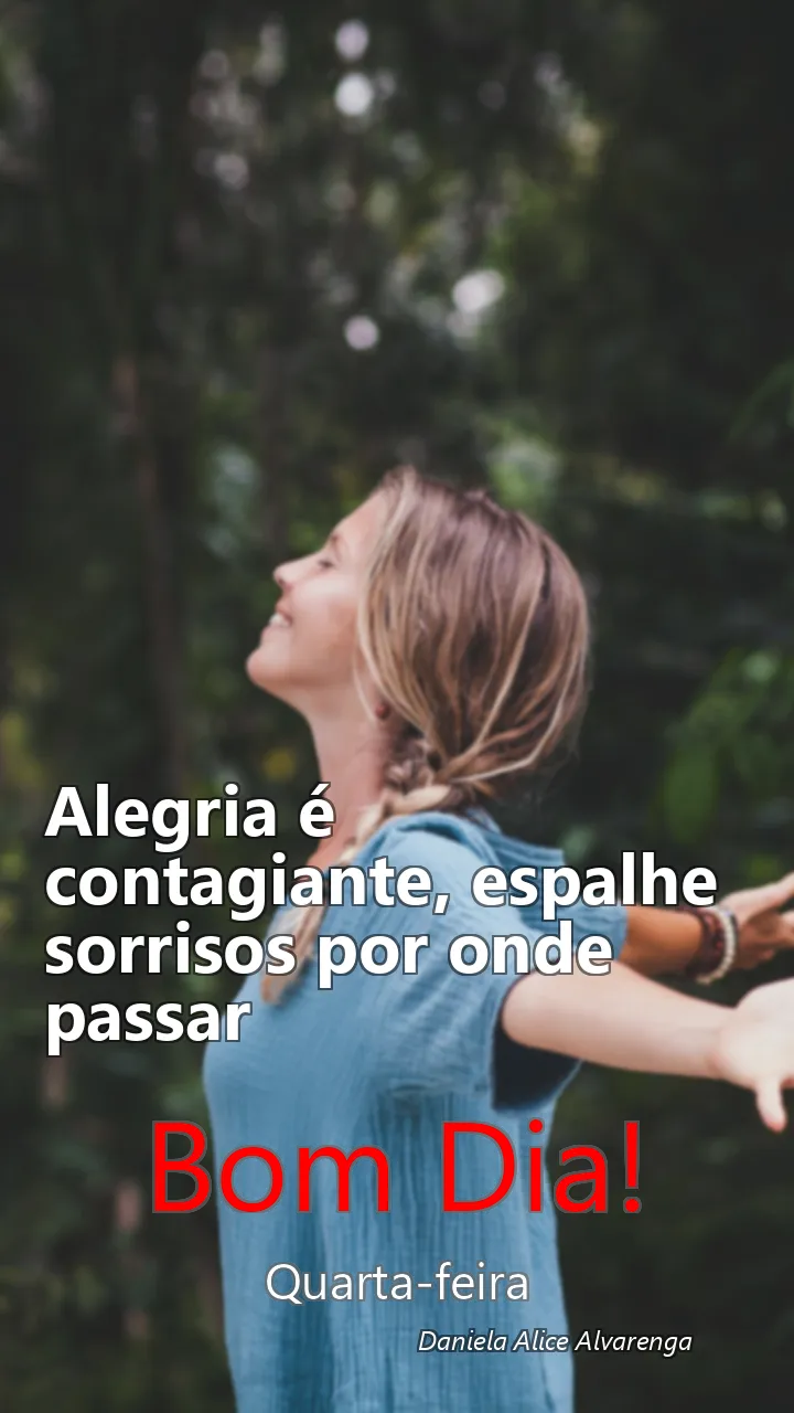 Alegria é contagiante, espalhe sorrisos por onde passar