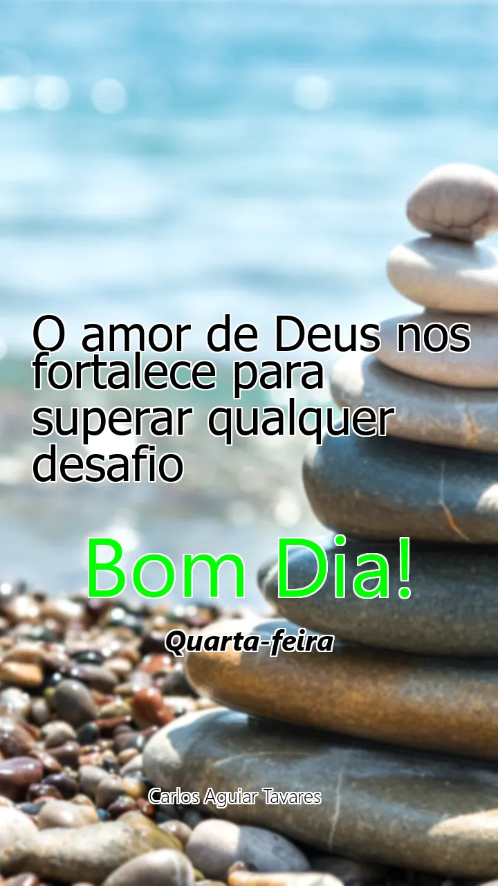 O amor de Deus nos fortalece para superar qualquer desafio