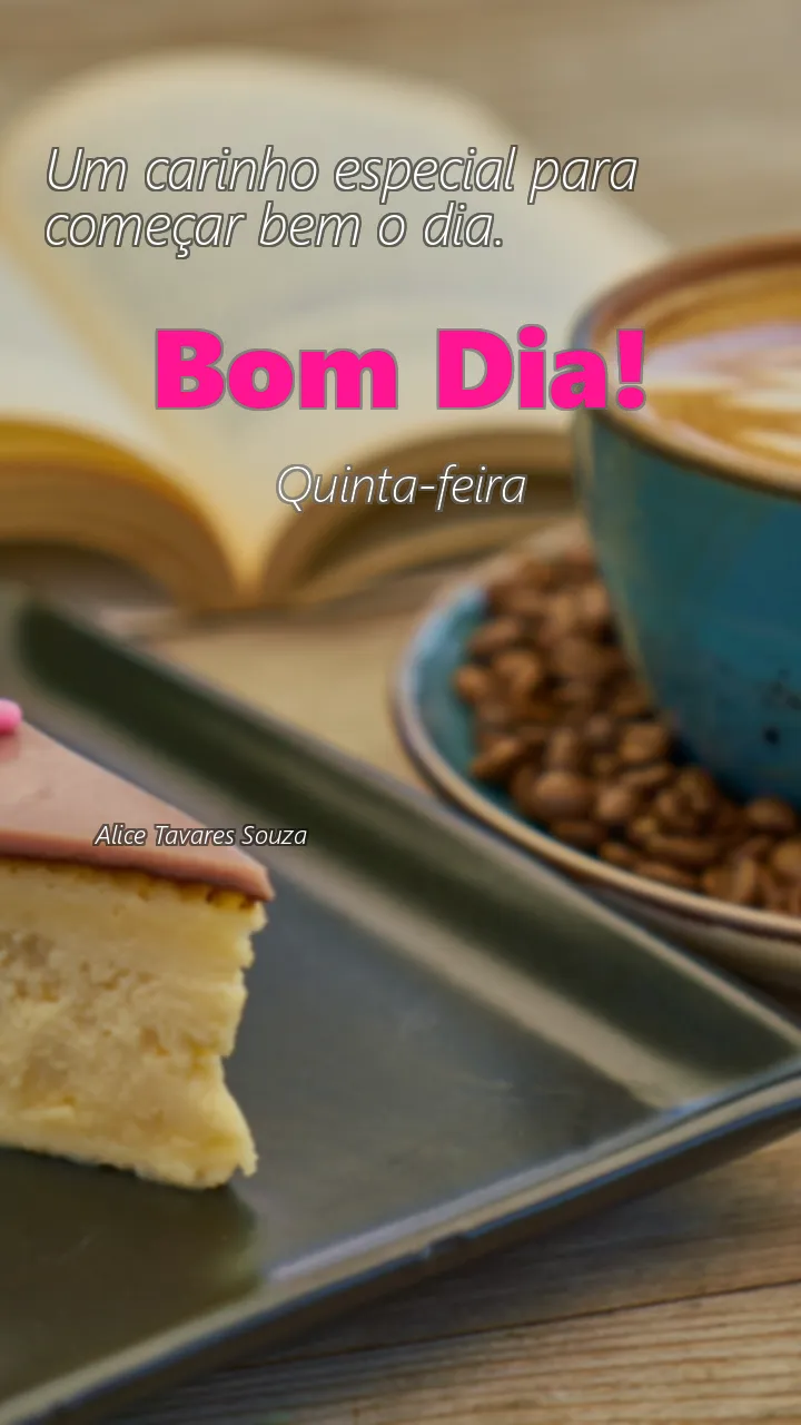 Um carinho especial para começar bem o dia.