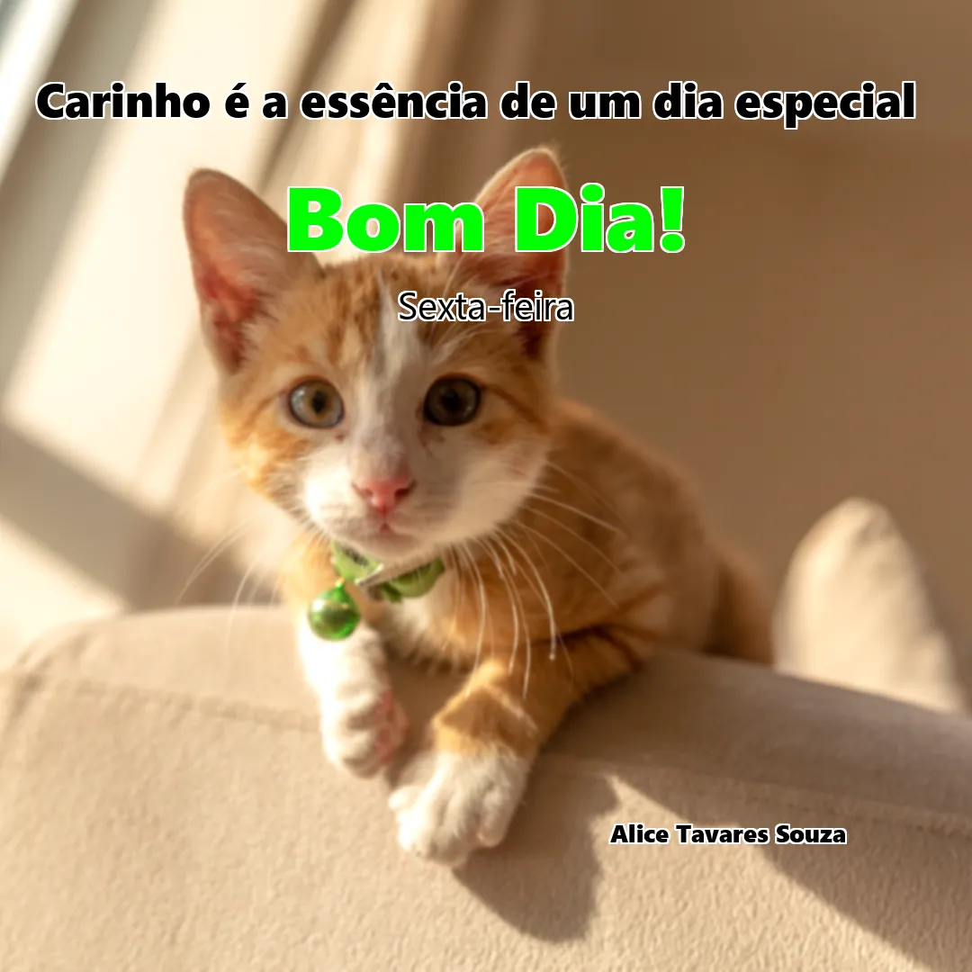 Carinho é a essência de um dia especial