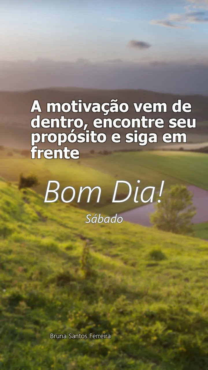 A motivação vem de dentro, encontre seu propósito e siga em frente