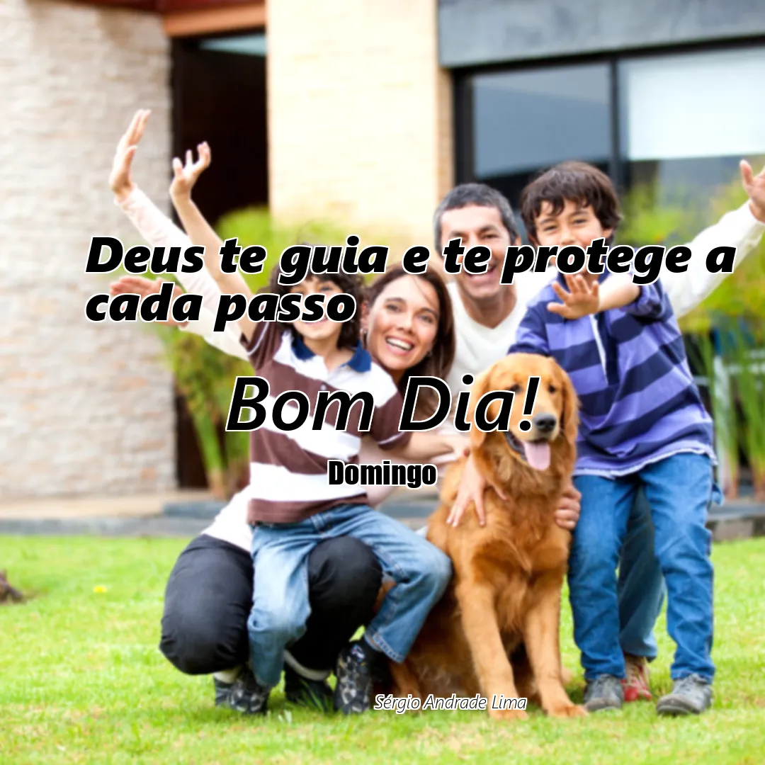 Deus te guia e te protege a cada passo