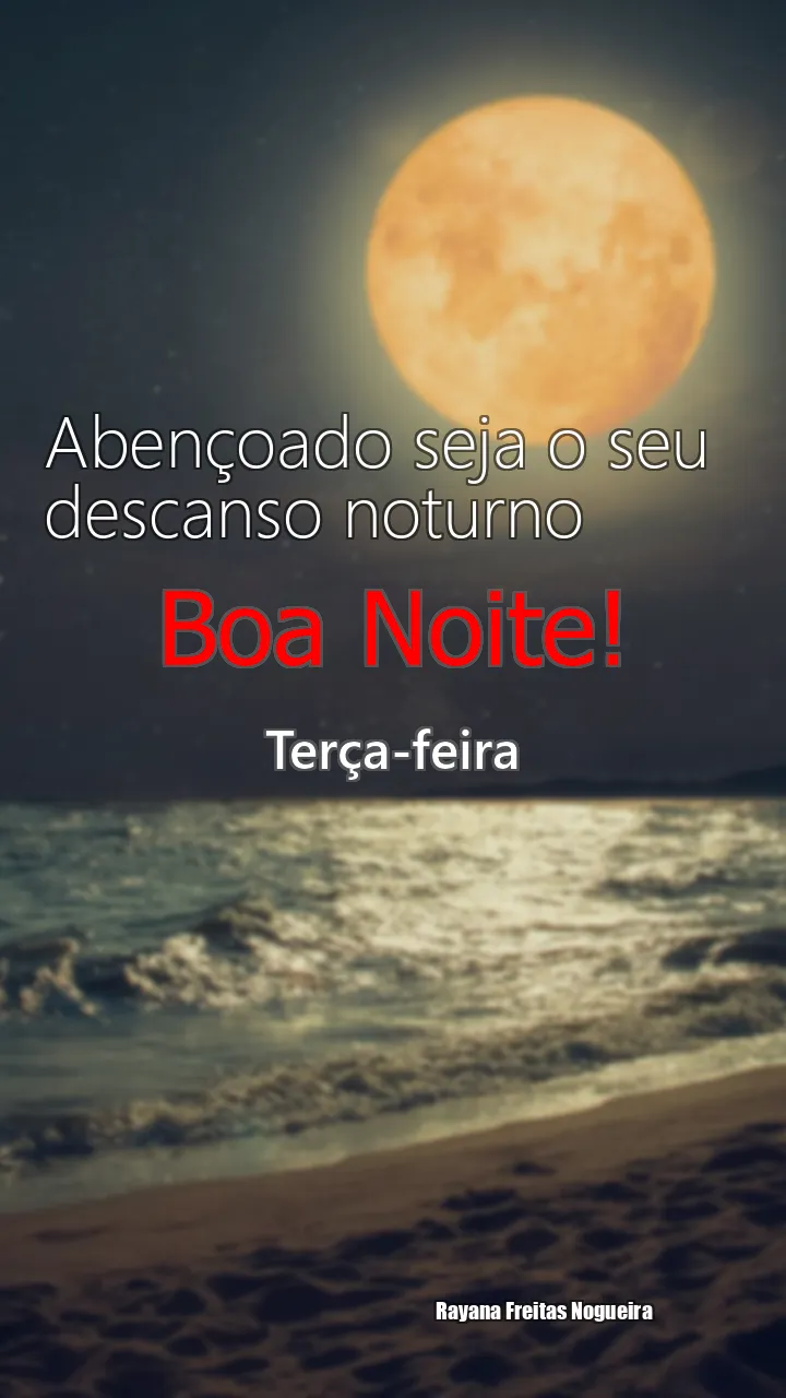 Abençoado seja o seu descanso noturno