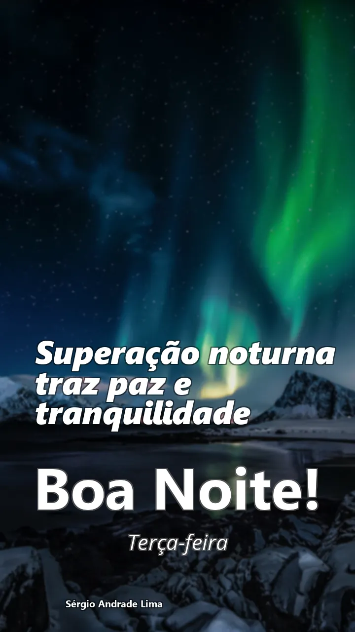 Superação noturna traz paz e tranquilidade